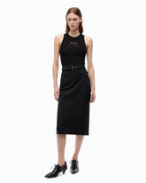 Pencil skirt with belt - | Pinko
