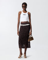 Canotta cropped con logo PINKO - | Pinko