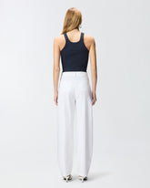 Canotta a costine con logo PINKO 3D - | Pinko