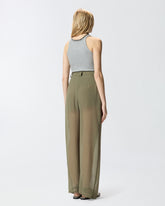 Top a costine con ricami gioiello - | Pinko