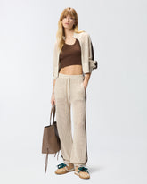 Canotta cropped con scollo asimmetrico - | Pinko