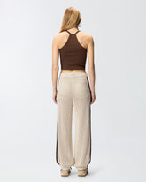 Canotta cropped con scollo asimmetrico - | Pinko