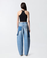 Canotta cropped con scollo asimmetrico - | Pinko