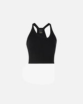 Canotta cropped con scollo asimmetrico - | Pinko
