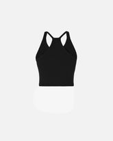 Canotta cropped con scollo asimmetrico - | Pinko