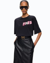 T-shirt stampa cigni Quiet Is The New Punk - | Pinko