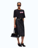 T-shirt stampa cigni Quiet Is The New Punk - | Pinko