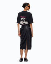 T-shirt stampa cigni Quiet Is The New Punk - | Pinko