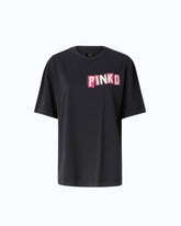 T-shirt à imprimé cygnes « Quiet Is The New Punk » - | Pinko