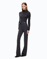 Maglia lupetto con fondo asimmetrico - | Pinko