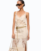 Top lingerie con pizzo - | Pinko