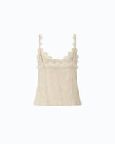 Top lingerie con pizzo - | Pinko