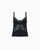 Top lingerie con pizzo - | Pinko