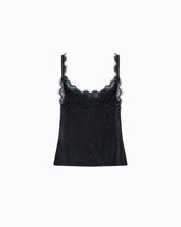 Top lingerie con pizzo - | Pinko