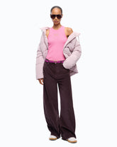 Top côtelé avec logo Love Birds transparent - | Pinko