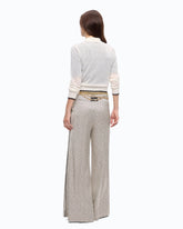 Cardigan cropped con colletto a polo - | Pinko