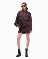 Abito corto con abbottonatura - | Pinko