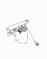 Schmuckbrosche mit Kettchen und Charm - | Pinko