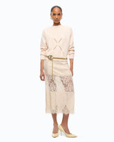 Maglione in lana e cashmere con maxi rombi - | Pinko