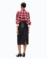 Camicia over con motivo check - | Pinko
