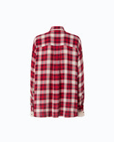 Camicia over con motivo check - | Pinko