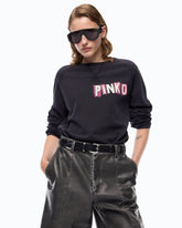 Felpa stampa cigni Quiet Is The New Punk - | Pinko