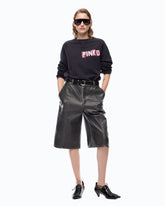 Felpa stampa cigni Quiet Is The New Punk - | Pinko