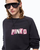 Felpa stampa cigni Quiet Is The New Punk - | Pinko