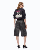 Felpa stampa cigni Quiet Is The New Punk - | Pinko