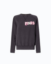 Felpa stampa cigni Quiet Is The New Punk - | Pinko