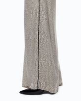 Pantaloni svasati in satin a pois - | Pinko