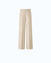Pantalone palazzo in misto lana metal - | Pinko