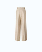 Pantalone palazzo in misto lana metal - | Pinko