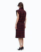 Gilet in tweed a quadri - | Pinko
