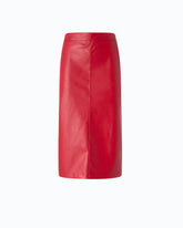 Gonna pencil effetto nappa - | Pinko