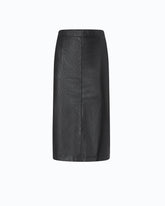 Gonna pencil effetto nappa - | Pinko