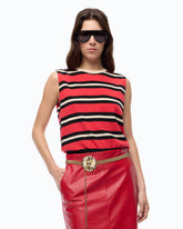 Gilet in lana e cashmere - | Pinko