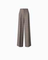 Pantaloni ampi a quadri - | Pinko