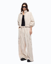 Blouson oversize avec cordon de serrage - | Pinko
