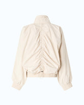 Chaqueta blusón oversize con cordón ajustable - | Pinko
