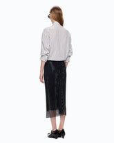 Chemise à rayures avec cravate - | Pinko