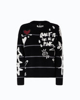 Maglia in lana merino Quiet Is The New Punk - | Pinko