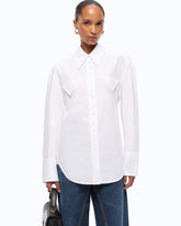 Camicia slim fit con laccio - | Pinko