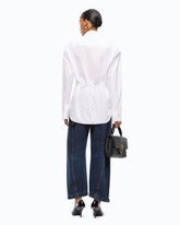 Camicia slim fit con laccio - | Pinko