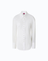 Camicia slim fit con laccio - | Pinko