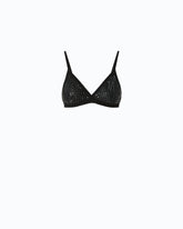 Soutien-gorge en maille filet à strass - | Pinko