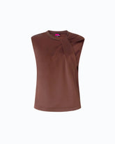 Blusa senza maniche in satin - | Pinko