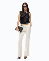 Blusa senza maniche in satin - | Pinko