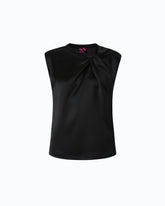 Blusa senza maniche in satin - | Pinko
