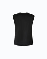 Sleeveless satin blouse - Black | Pinko